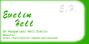 evelin hell business card